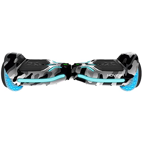 Hover-1 i100 Electric Hoverboard | 7MPH Top Speed, 6 Mile Range, 5HR Full-Charge, Built-In Bluetooth Speaker, Rider Modes: Beginner to Expert, Camo