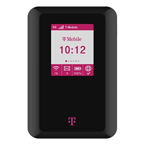 T‑Mobile 5G Hotspot by Quanta - D53 5G Broadband Hotspot - Connect to 32 Devices - Long Lasting 6460mAh Battery (Renewed)
