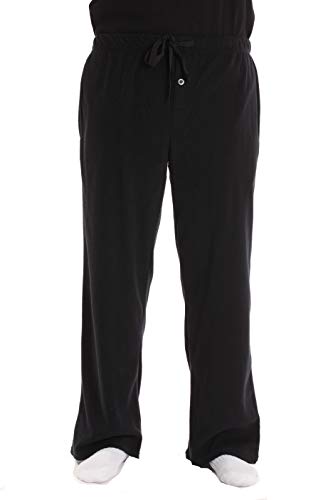 #followme Polar Fleece Pajama Pants for Men Sleepwear PJs 45902-BLK-XL Black