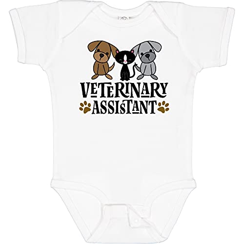inktastic Veterinary Assistant Vet Tech Baby Bodysuit 6 Months 0020 White 2e1bc