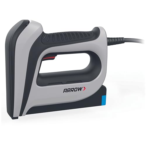 Arrow T50ACD Heavy Duty Corded Electric Staple Gun for Upholstery, Furniture, Office, Decorating, Fits 1/4', 5/16”, 3/8', or 1/2' Staples