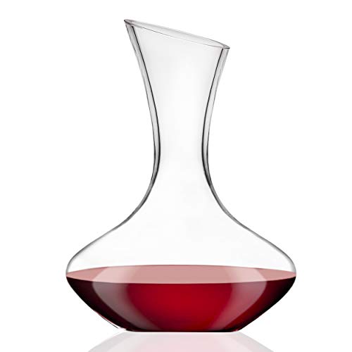 Godinger Wine Decanter Carafe, Hand Blown Wine Decanter Aerator - Wine Gifts