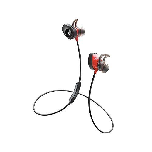 Bose SoundSport Pulse Wireless Headphones, Power Red (With Heartrate Monitor) (Renewed)