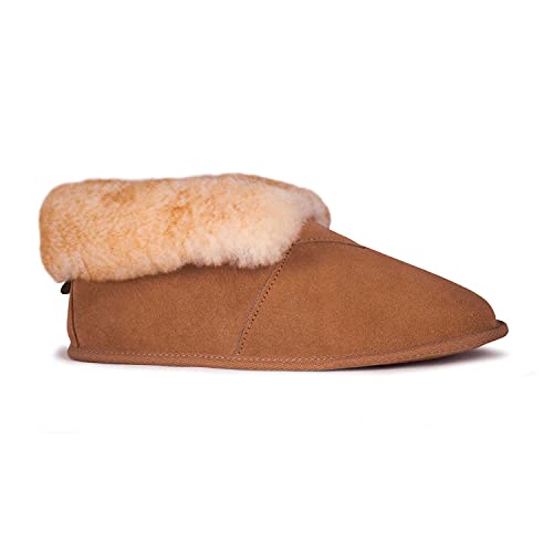 Men's Sheepskin Soft Sole Bootie Slipper