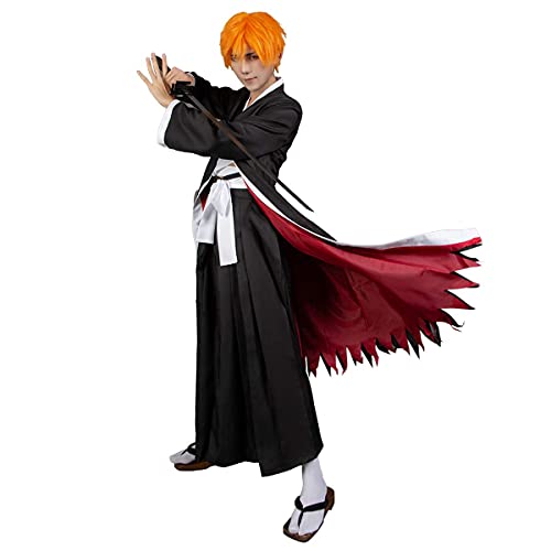 CosFantasy Men's Kurosaki Ichigo Cosplay Costume mp003090 (Large)