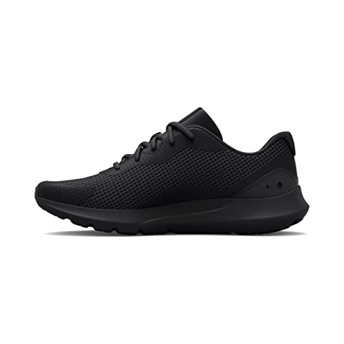 Under Armour Men's Surge 3, Black/Black, 12 Medium US