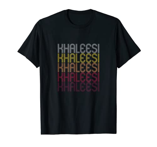 Khaleesi Personalized First Name Surname T-Shirt