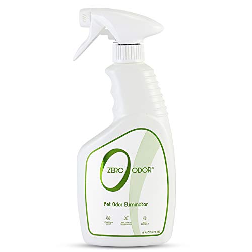 Zero Odor - Pet Eliminator Permanently Eliminate Air & Surface Odors – Patented Molecular Technology Best For Carpet, Furniture, Beds Smell Great Again (Over 400 Sprays Per Bottle)