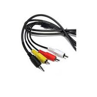 MPF Products Replacement STV-250 STV-250N Stereo Video AV Cable Cord for Canon DC40, DC50, DC100, DC210, DC220, DC230, DC310, DC320, DC330, DC410, DC420, GL1, GL2, XH A1, XH A1S, XH G1, ZR, ZR10, ZR100, ZR200, ZR25MC, ZR45MC, ZR50MC, ZR60, ZR65MC, ZR70MC, ZR80, ZR85, ZR 90, ZR300, ZR400, ZR500, ZR600, ZR700, ZR800, ZR830, ZR850, ZR900, ZR930, ZR950, ZR960 Digital Camcorders