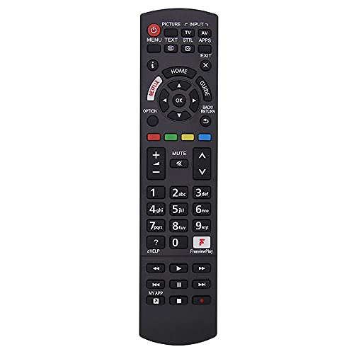 Universal Remote Control for Panasonic TV Remote Control Works for All Panasonic Plasma Viera HDTV 3D LCD LED TV