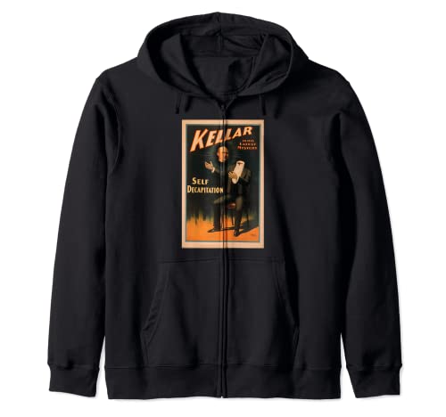 Vaudeville Retro Vintage Magician Art Poster Print Zip Hoodie