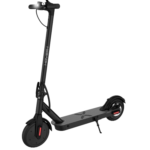 Hover-1 Journey Electric Folding Scooter | 16 MPH, 16 Mile Range, 5HR Charge, LCD Display, 8.5 Inch High-Grip Tires, 264LB Max Weight, Certified & Tested - Safe for Kids, Teens & Adults, Black
