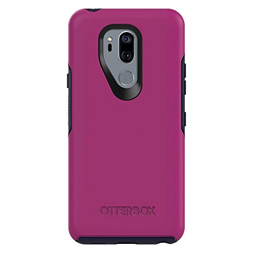 OTTERBOX Symmetry Series Case for LG G7 ThinQ - Retail Packaging - Mix Berry JAM (Baton Rouge/Maritime Blue)