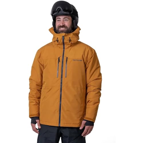 Flylow Men's Roswell Jacket Synthetic Insulated Waterproof Ski and Snowboard Coat - Jupiter - X-Large