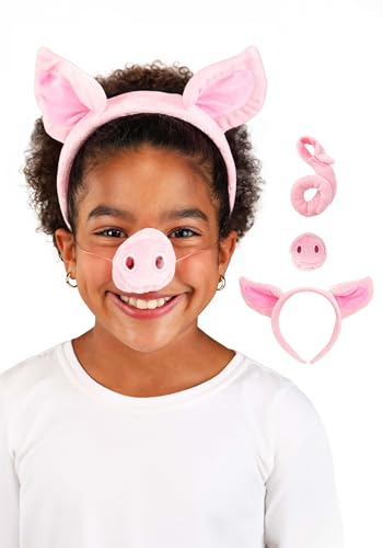 elope Pig Ears Headband Nose and Tail Costume Kit