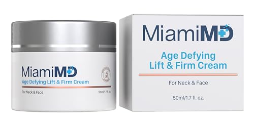 MiamiMD Age-Defying Lift & Firm Cream - Anti Aging and Skin Firming For All Types Paraben Free, Fragrance Free Cruelty Free BHA Free 50 ml (1.7oz)