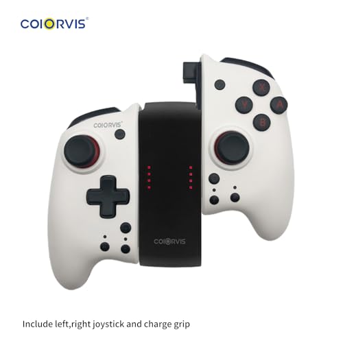 COIORVIS Switch Controllers Joy Pad Controller for Switch/Switch OLED,Wireless Switch Controller with Motion Control/Turbo… [nintendo_switch]…