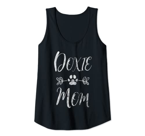 Womens Doxie Mom Shirt Dachshund Weiner Owner Funny Dog Mom Tank Top