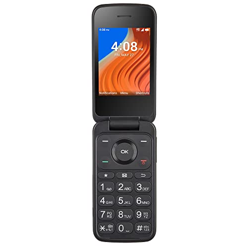 Tracfone TCL Flip 2, 16GB, Black - Prepaid Feature Phone (Locked)