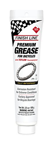 Finish Line Premium Grease made with Teflon Fluoropolymer, 3.5 Ounce