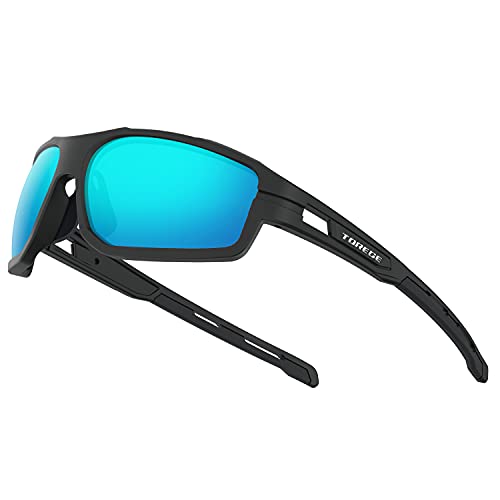 TOREGE Polarized Sunglasses Men Women Sports Fishing Cycling Running Trekking Sun Glasses TR31