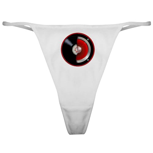 CafePress Record Speaker Underwear, Funny Womens Panties White