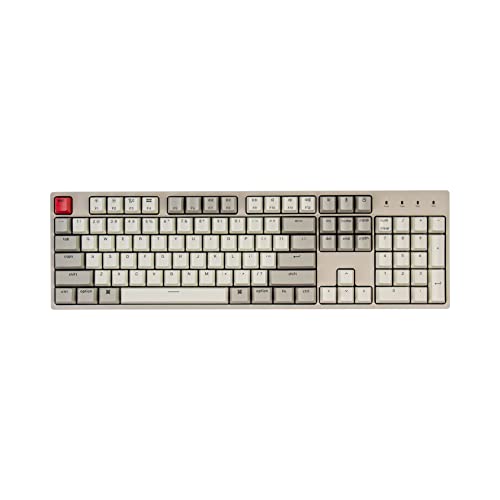 Keychron C2 Full Size Wired Mechanical Keyboard Compatible with Mac, Keychron Brown Switch, 104 Keys ABS Retro Color Keycaps Gaming Keyboard for Windows, USB-C Type-C Braid Cable