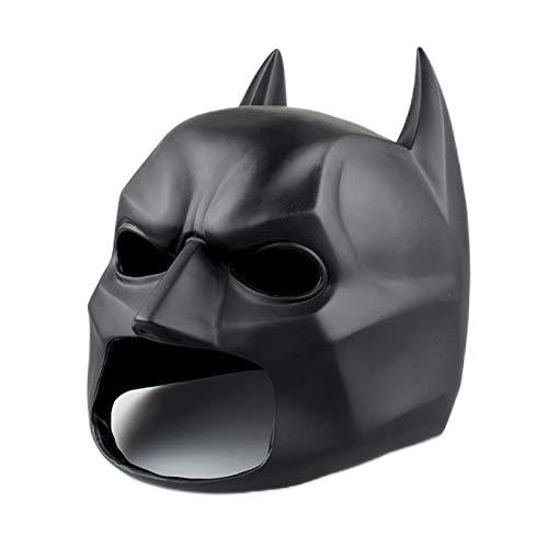 Superhero Mask Soft Latex Arkham City The Dark Knight Rise Men's Bat Costume Props (A)