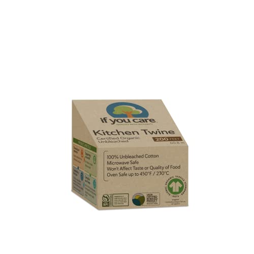 If You Care 100% Natural Cooking Twine, 200', Unbleached