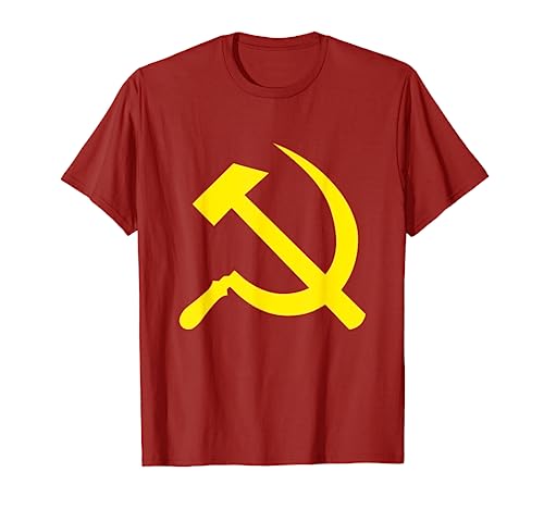 Hammer And Sickle T-Shirt USSR Communist Soviet Russia CCCP