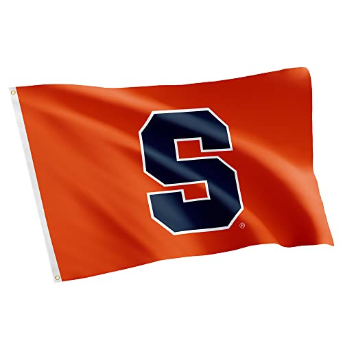 Syracuse University Flag SU Cuse Orange Flags Banners 100% Polyester Indoor Outdoor 3x5 (Style 2)