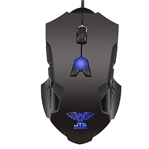 J-Tech Digital M999 Professional Gaming High Precision 200 to 8200 DPI Adjustable DPI LED Wired USB Laser Gaming Mouse for PC, 8 Programmable Buttons, 5 User Profiles, Avago Sensor