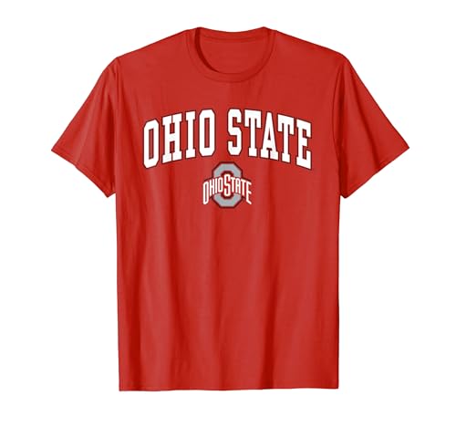 Ohio State Buckeyes Mens Arch Over Logo Officially Licensed T-Shirt