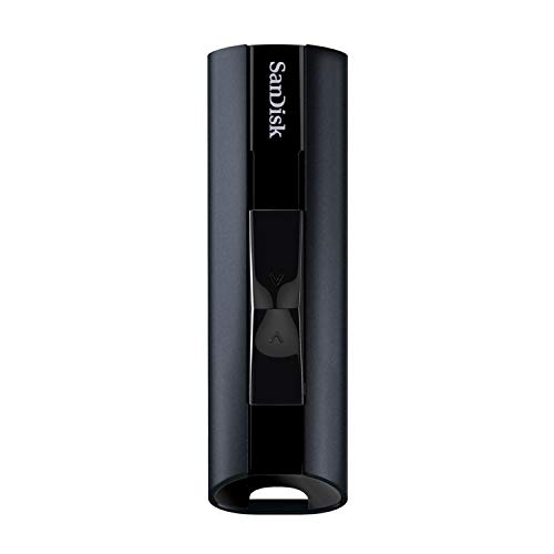 SanDisk 256GB Extreme PRO USB 3.2 Solid State Flash Drive - Up to 420MB/s, Durable Aluminum Metal Casting - SDCZ880-256G-GAM46,Black