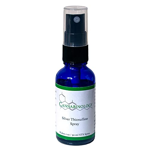 Cannabinology 1 oz/30 ml Silver Thiosulfate Spray Kit | Feminized Seed Spray | STS Spray Kit | Make feminized Seeds | Reversal Spray (1 oz), STS Kit, Silver, Blue, Green, 1 oz - With Spray Bottle