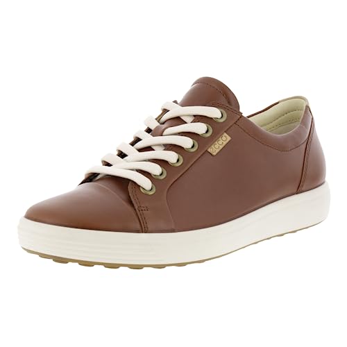 ECCO Women's Soft 7 Sneaker, Cognac, 8-8.5