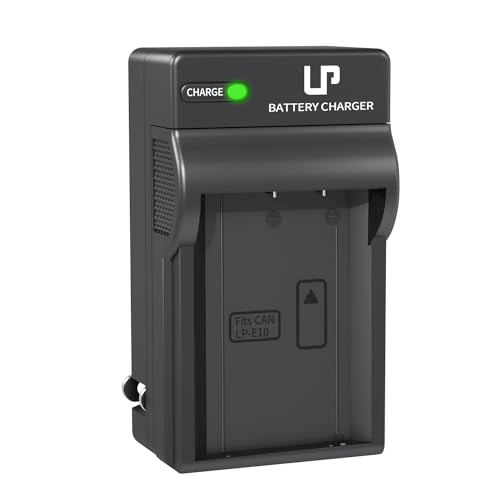 LP LP-E10 Battery Charger, Charger Compatible with Canon EOS Rebel T7, T6, T5, T3, T100, 4000D, 3000D, 2000D, 1500D, 1300D, 1200D, 1100D & More (NOT for T3i T5i T6i T6s T7i)