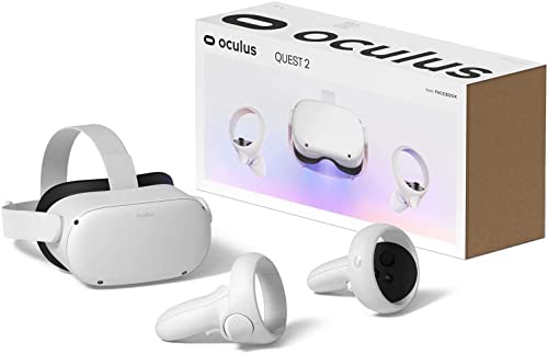 Oculus Quest 2 256GB Advanced All-in-One Virtual Reality VR Gmaing Headset Set, White