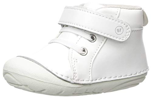 Stride Rite baby boys Soft Motion Frankie Athletic Sneaker, White, 3 Infant US
