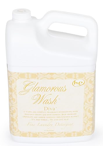 Tyler's Diva Glam Wash Laundry Detergent, Gallon (128 Fl oz) (Pack of 1) ILIOS Packaging.