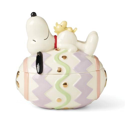 Lenox Peanuts Snoopy Easter Covered Candy Dish, 1 Count, Multi
