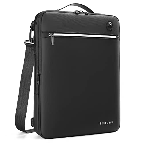 TUDEQU Slim Laptop Bag 15.6 Inch,Laptop Sleeve with Strap,Laptop Case,Laptop Shoulder Bag,Computer Bag,Tablet Bag Men Women