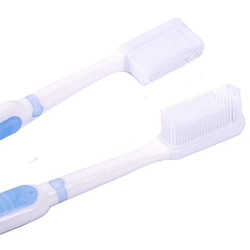 COOL & FRESH Silicone Bristles Toothbrush 2 Pack - Effective Manual Toothbrush