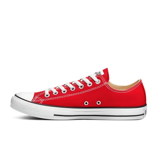 Converse Unisex Chuck Taylor All Star Low Top Red Sneakers - 7 D(M) US