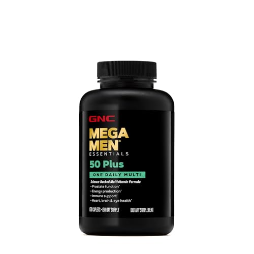 GNC Mega Men 50 Plus One Daily Multi - 150 Caplets (150 Servings)