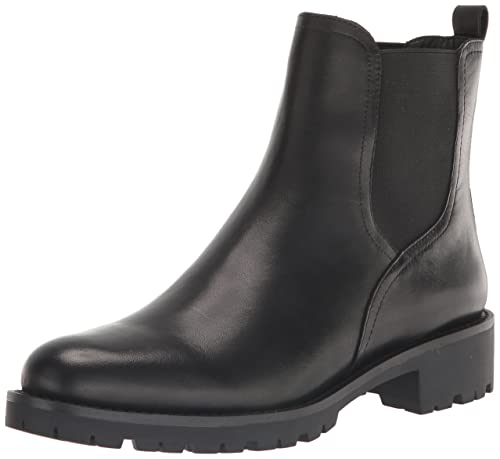 Sam Edelman Women's Jazmine Chelsea Boot, Black Leather, 8