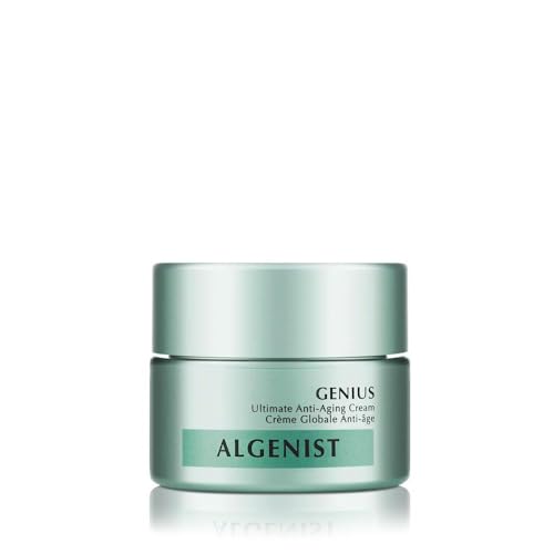 Algenist GENIUS Ultimate Anti-Aging Cream - Vegan Firming & Smoothing Moisturizer with Alguronic Acid & Microalgae Oil - Non-Comedogenic & Hypoallergenic Skincare