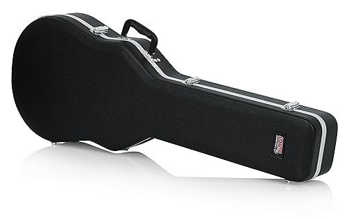 Gator Cases Deluxe ABS Molded Case for Les Pauls Guitars,Black