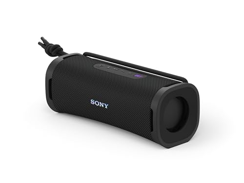 Sony ULT Field 1 Wireless Ultra Portable Bluetooth Compact Speaker, IP67 Waterproof, Dustproof, Shockproof and Rustproof with Enhanced Bass, 12 Hour Battery and Detachable Strap, Black - New