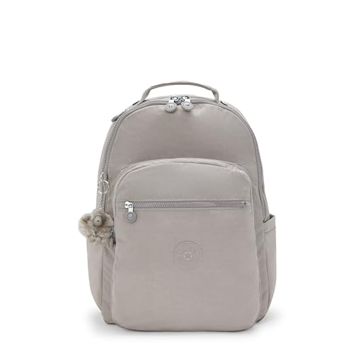Kipling Seoul Laptop Backpack,Large,Large, Grey Gris